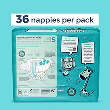 Load image into Gallery viewer, MUM &amp; YOU Premium Performance Nappychat Eco-Nappies, Size 5 (36 Nappies) with Smart Tube Technology for Extra Leak Protection
