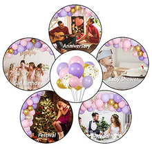 Load image into Gallery viewer, Purple Balloon Garland Kit, RATSAW 122 Pack Butterfly Balloon Arch with Pink Purple Balloons and Gold Butterfly for Birthday Party Baby Shower Wedding Festival Decorations Engagement Anniversary
