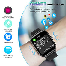 Load image into Gallery viewer, Smart Watch, 1.69&quot; Touch Screen Smart watch for Men Women, Fitness Watch with Heart Rate Sleep Monitor IP68 Waterproof Step Counter Watch, 12 Sports Modes Fitness Activity Trackers for Android iOS
