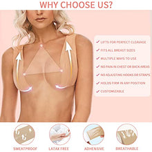 Load image into Gallery viewer, Deilin Boob Tape, Bob Tape for Larger Breasts, 7M Extra-Long Roll Booby Tape with 2pcs Reusable Nipple Covers, Adhesive Bra Breast Lift Tape for Large Breasts A-G Cup, Invisible Under Clothing Beige
