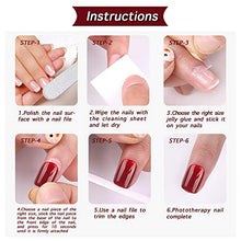 Load image into Gallery viewer, 90 Pieces Removable Fake Nail Artificial Tips Set Full Cover for Short Decoration Press On Nails Art Fake Extension Tips

