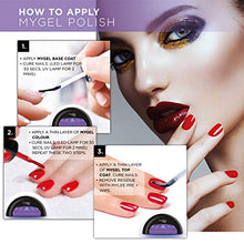Load image into Gallery viewer, MYGEL by Mylee Nail Gel Polish Top &amp; Base Coat 2x15ml UV/LED Soak-Off Nail Art Manicure Pedicure for Salon &amp; Home Use - Lasts up to 2 Weeks, Easy to Apply, No Chips, Durable &amp; Safe
