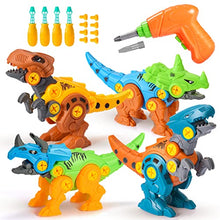 Load image into Gallery viewer, Toyzey Toys for 3 4 5 6 7 8 9 Year Old Boys, Dinosaur Toys for Boys Age 3-9 Animal Educational Toys Gifts for 3-9 Year Old Boys Girls Construction Toys for 3-9 Year Olds Dinasour Gift for Boys
