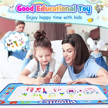 Load image into Gallery viewer, SAITCPRY Toddler Toys for 2 3 4 5 Year Old Boys Girls, Water Doodle Mat Gifts for 1-6 Year Old Girls Educational Toys for 2-5 Year Olds Aqua Water Mat Kids Toys Age 2-5 Birthday Present Gift for Kids
