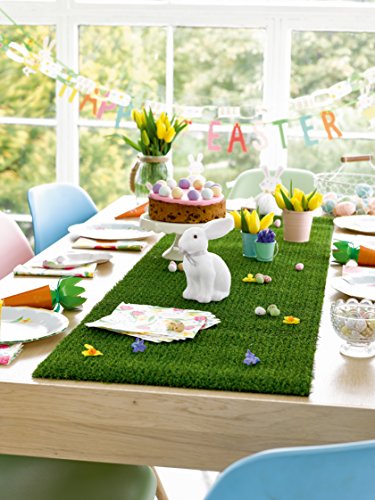 Reusable Artificial Grass Table Runner | 1.5m Indoor Use | Easter Decorations , Spring, Summer Tablescape, Moss for Fairy Garden, Minecraft Party, Football Theme, Mad Hatter Afternoon Tea