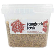 Load image into Gallery viewer, Nature Kitchen Fenugreek Methi Seeds 500G Large Tub of Seasoning Spices and Herbs. Gluten-Free and Vegan, Everyday Cooking Blends for Marinades, Sauces, Frying, Baking Or Grilling
