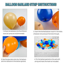 Load image into Gallery viewer, Sheepdog Party Balloon Garland &amp; Arch Kit, Blue Orange Blush Paw Latex Balloons Confetti Balloon Foil Balloon Strip Set for Bluey Theme Kids Dog Birthday Party Decorations
