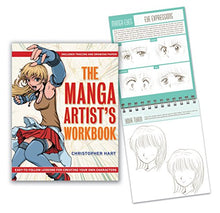 Load image into Gallery viewer, The Manga Artist's Workbook: Easy-To-Follow Lessons for Creating Your Own Characters
