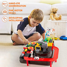 Load image into Gallery viewer, VATOS Car Race Track Toys for 3 4 5 6 7 8 Year Old Boys Girls Car Adventure Toys for Kids Intelligence Educational Puzzle Car Playsets Engineering Toy Vehicles Preschool Best Gift for Kids Age 3+
