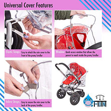 Load image into Gallery viewer, Safe Haven Universal Rain Cover For Buggy, Stroller Pram And Pushchairs With Bag, Thin, Flexible Eva Material, Odorless, For Rain, Wind And Snow
