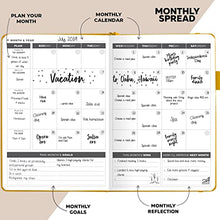 Load image into Gallery viewer, Clever Fox Planner - Weekly &amp; Monthly Planner to Increase Productivity, Time Management and Hit Your Goals - Organizer, Gratitude Journal - Undated, Start Anytime, A5, Lasts 1 Year, A.Yellow (Weekly)
