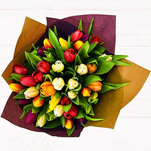 Load image into Gallery viewer, All Occasions Tulip Selection Hand-Tied, Beautiful Fresh Flowers, A Perfect Mother&#39;s Day Fresh Flower Gift
