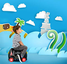Load image into Gallery viewer, Trunki Children’s Ride-On Suitcase &amp; Kid&#39;s Hand Luggage: Pedro the Pirate Ship (Black)
