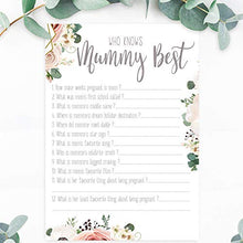 Load image into Gallery viewer, Little Angels Jamboree Baby Shower Games - The Ultimate Big Baby Shower Game Bundle 5 in 1 BOHO Floral Design
