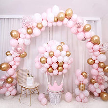 Load image into Gallery viewer, Valentines Day Decorations Pink Balloon Arch Kit 117PCS 5M Latex Balloon Garland Kit with Rose Gold Pink Balloons Confetti Balloons Metallic Balloons Valentines Balloon Garland for Valentines Party
