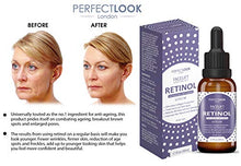 Load image into Gallery viewer, Retinol Serum High Strength with Hyaluronic Acid - FACELIFT SPECIALIST by PERFECT LOOK LONDON. Professional Anti Ageing and Anti Wrinkle for Face. Treats Acne Scars, Fine Lines and Dark Circles
