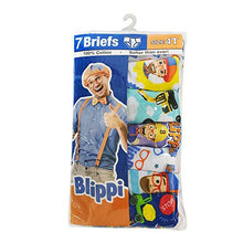 Load image into Gallery viewer, Blippi Boys 7PK TOD Briefs 7boys, 2-3 Years
