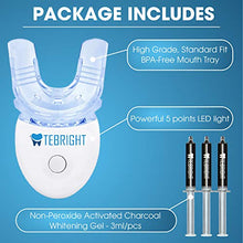 Load image into Gallery viewer, TEBRIGHT Teeth Whitening Kit - Stains and Plaques Bleaching Remove– Bright Teeth &amp; Smile with Teeth Whitener - Whitening LED Light Pen for Sensitive Teeth
