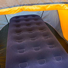 Load image into Gallery viewer, Milestone Camping Flocked Airbeds / Single Or Double Bed Size / Easy Inflate &amp; Deflate / Weatherproof / Great For Camping, Festivals, Sleepovers &amp; Family Gatherings
