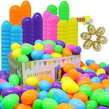 Load image into Gallery viewer, 144 Pieces 2 3/8&quot; (6cm) Easter Eggs + 6 Golden Eggs for Filling Specific Treats, Easter Theme Party Favor, Easter Eggs Hunt, Basket Stuffers Filler, Classroom Prize Supplies by Joyin Toy
