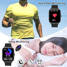 Load image into Gallery viewer, Smart Watch, Dbasne Fitness Tracker 1.69" Touch Screen Fitness Watch with Heart Rate Sleep Monitor, 8 Sports Modes IP68 Waterproof Smartwatch for Men Women Sleep Sport Activity Tracker for iOS Android
