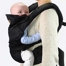 Load image into Gallery viewer, Nuby Baby Carrier Newborn to Toddler, Hip Healthy Certified Carrier, 3 in 1 Front and Back Baby Carrier, Black
