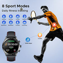Load image into Gallery viewer, Smart Watch for Men Fitness Tracker - Fitness Watch with Heart Rate Sleep Monitor Pedometer Waterproof Activity Trackers 1.32" Touch Screen Smartwatch for Android iPhone
