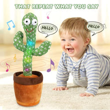 Load image into Gallery viewer, XQCLTD Dancing Cactus, Singing Cactus, Talking Cactus Toy, That Repeating What You Say Glow Sing and Dance, Perfect Gifts for Children Family and Friends
