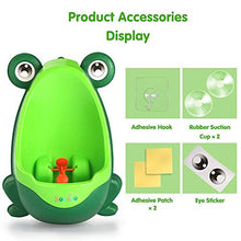 Load image into Gallery viewer, Soraco Frog Baby Potty Training Urinal for Toddler Boy with Funny Whirling Target Green
