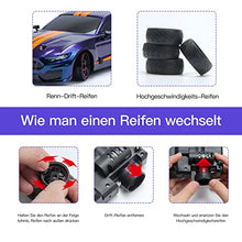 Load image into Gallery viewer, Rhybor RC Drift Car Remote Control Car High Speed 35Km/h GT Sport Racing Car 2.4Ghz 1:14 Scale 4WD Drifting Vehicle
