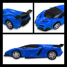 Load image into Gallery viewer, Pup Go 2 in 1 Transforming Remote Control Car, One-Click Deformation Robot RC Car Toys for Kids Age 3 4 5 6+ Year Old, Rechargeable 360° Rotation with Light, Birthday Gifts for Boys (Blue)

