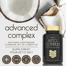 Load image into Gallery viewer, Keto Diet Pills - Advanced Keto Complex with Apple Cider Vinegar 1000mg, MCT Oil, Vitamin B12, Green Tea Extract - 120 Capsules - Keto Tablets Supplement for Men &amp; Women - Made in The UK
