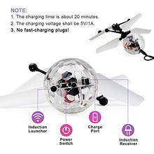 Load image into Gallery viewer, Flying Ball Toy, Remote Control Drone Induction RC Mini Helicopter Kids Sensory Gadget Indoor Outdoor Garden Interactive Game, Easter Gift Present for Boy Girl Teenager Children Age 4 5 6 7 8 9 10-12
