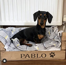 Load image into Gallery viewer, wooden bed for dogs

