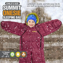 Load image into Gallery viewer, PMS VFM - Wearable Sleeping Bag For Kids, Child Sleeping Bag Onesie BERRY
