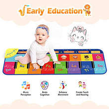 Load image into Gallery viewer, SAITCPRY Toddler Toys for 1-6 Year old Boys Girls, Piano Mat for Kids Gifts for 1-6 Year Old Boys Girls Musical Instruments for Toddlers Toys for 1-6 Year Old Girls Boys Christmas Xmas Gifts
