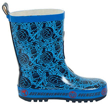 Load image into Gallery viewer, Marvel Avengers 2D Rubber Wellington Boots 3 UK Blue
