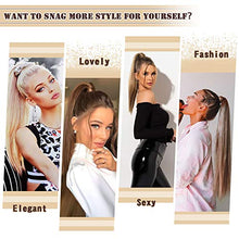 Load image into Gallery viewer, BARSDAR Clip in Ponytail Extensions, 14 inch Short Straight Wrap around Ponytail Extension Fluffy Pony Tails Extensions Synthetic Hair Ponytail Extension for Women Girls

