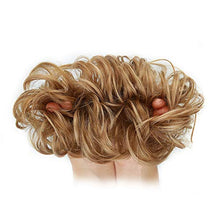 Load image into Gallery viewer, MORICA 1PCS Messy Hair Bun Hair Scrunchies Extension Curly Wavy Messy Synthetic Chignon for women Updo Hairpiece
