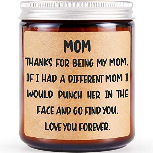 Gifts for Mom from Daughter Son, Best Mom Gifts for Mothers Day - Mothers Day Birthday Gifts for Mom, Funny Gifts for Mom, Mom Christmas Gift, Lavender Scented Candles, Soy Candles