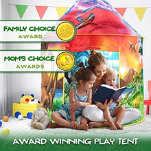 Load image into Gallery viewer, W&amp;O Dinosaur Discovery Play Tent with Roar Button, an Extraordinary Dinosaur Tent, Dinosaur Toys for Boys &amp; Girls, Play Tents, Kids Tent, Pop Up Tents for Kids, Indoor &amp; Outdoor Kids Playhouse
