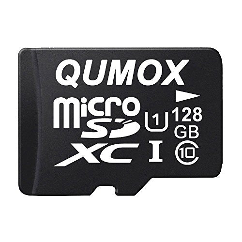 QUMOX 128GB MICRO SD MEMORY CARD CLASS 10 UHS-I 128 GB HighSpeed Write Speed 40MB/S read speed upto 80MB/S