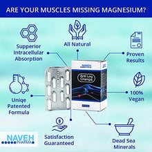 Load image into Gallery viewer, Anti Leg Cramps Magnesium Supplement for Muscle Pain Relief, 190mg, Nocturnal Leg Cramps, Pregnancy Cramps, Calf Cramps, Cramps in Feet, Charley Horse, Proven Remedy by Naveh Pharma (50 Caps)
