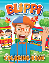 Load image into Gallery viewer, Blippi Coloring Book: An Awesome Gift For Kids Who Are Into Blippi. An Effective Way To Relax And Boost Creativity

