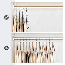 Load image into Gallery viewer, SONGMICS Trousers Hangers, 5-Bar Clothes Hangers, Set of 4, Space-Saving, Open-Ended, Non-Slip Trousers Organisers for Jeans Towels Scarves, Black CRI034B02
