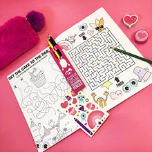Load image into Gallery viewer, Tinc Activity Pack for Kids | Girls &amp; Boys | Puzzles, Colouring, Wordsearch | Stationery Travel Set | Pink, one size, ACTBMAPK

