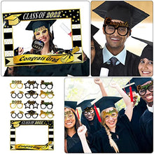 Load image into Gallery viewer, 13pcs 2022 Graduation Photo Booth Props Class of 2022 Photo Photo Booth Frame Novelty Eyeglasses 2022 Graduation Party Decoration
