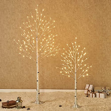 Load image into Gallery viewer, Hairui Pre Lit White Birch Tree 4FT 72 LED for Easter Christmas Holiday Party Festival Decorations Plug in
