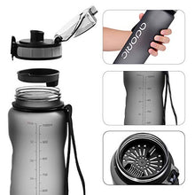 Load image into Gallery viewer, ADORIC Sports Water Bottle 1L, 500ML, BPA Free Tritan Non-Toxic Plastic Sport Water Cup, Durable Leak Proof Water Bottle with Filter, Flip Top
