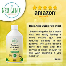 Load image into Gallery viewer, Next Gen U | Organic Aloe Vera Juice Concentrate 50 Servings | Reformulated High Strength 20X Freeze Dried Concentrated Aloe Vera Juice | Suitable for Vegans | Free 10 Day Detox EBOOK Worth £14.99
